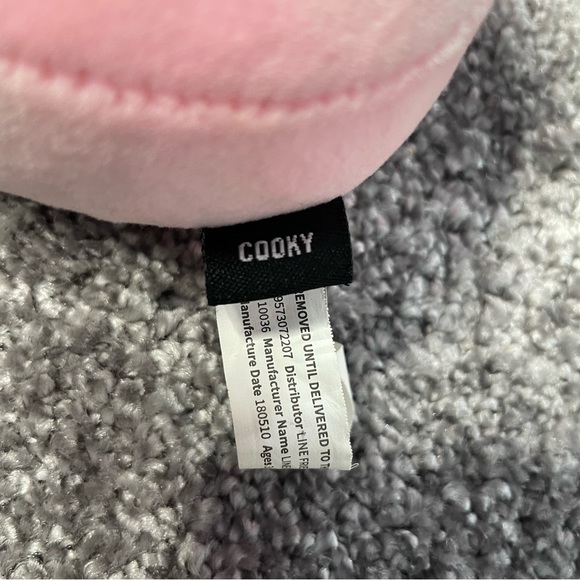 Official BT21 BTS Line Friends Plush Key Chain Ring Jungkook Cooky 4.5" x 4" - Picture 8 of 8